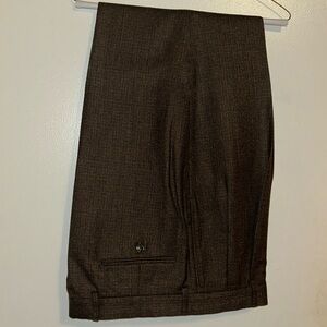 Nautica Pants Mens Size 36X34
Brown Black Print Cuffed Hem
Trousers Butt…